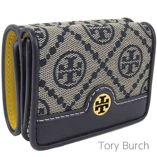 トリーバーチ 三つ折り財布 レディース Tory Burch モノグラム シグネチャー