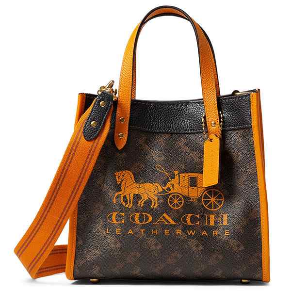 COACH トートバッグ ショルダーバッグ 馬車柄