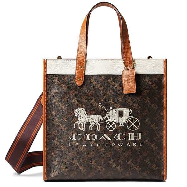 コーチ トートバッグ COACH レディース 2Way 馬車柄 通販なら 安心発送