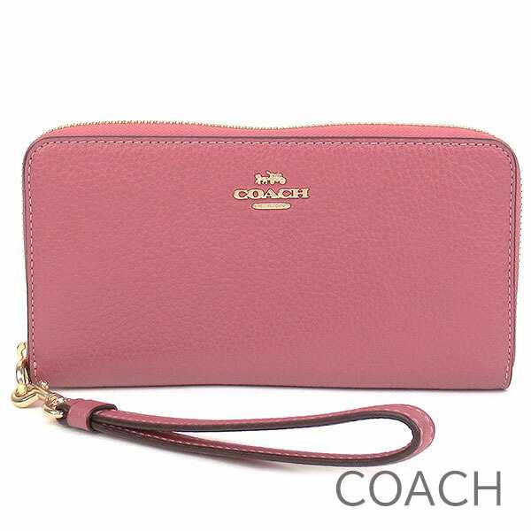 コーチ 長財布 COACH レディース レザー ストラップ付き