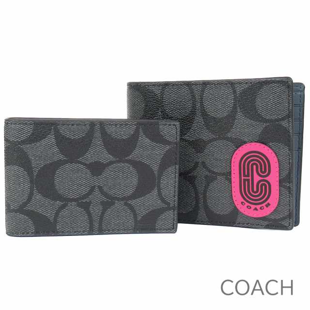 Coach コーチ　メンズ　二つ折り財布　2点セット