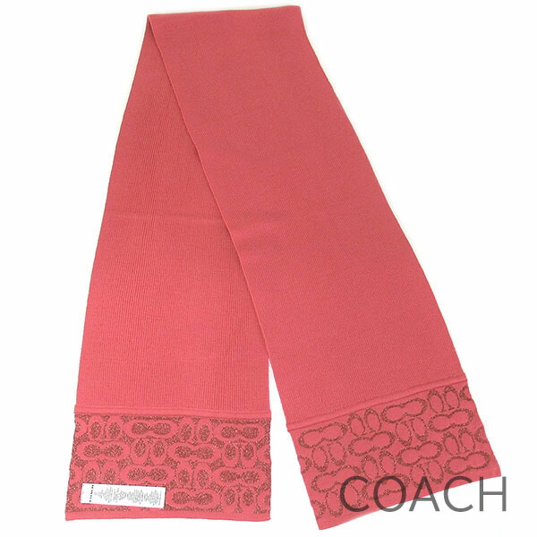 コーチ マフラー COACH メンズ レディース ウール シグネチャー ラメの通販は 18,150円