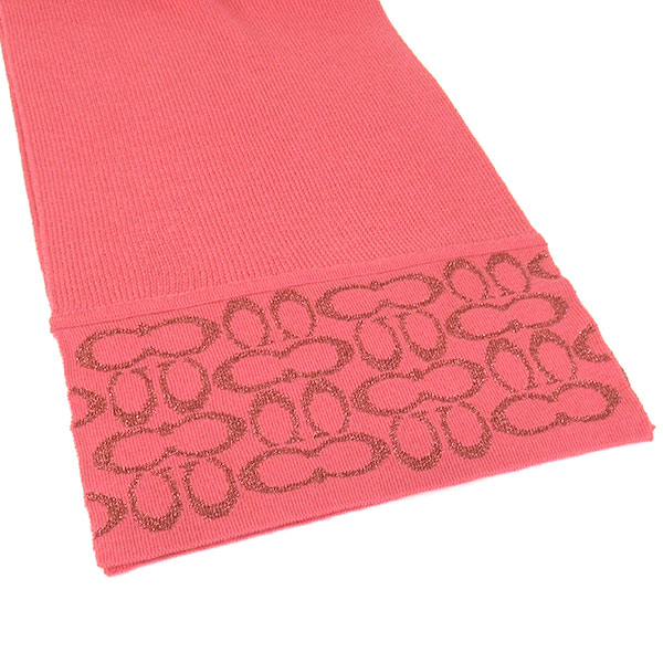 コーチ マフラー COACH メンズ レディース ウール シグネチャー ラメの通販は