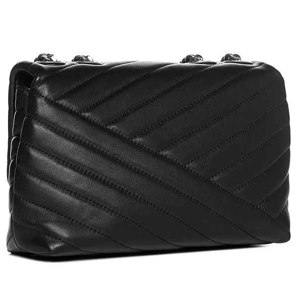 0725 ファッション Tory Burch 黒 キルティング バッグと財布
