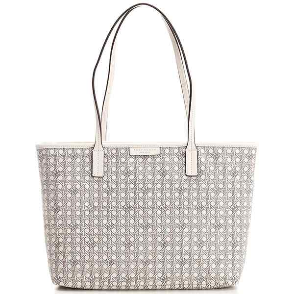 トリーバーチ トートバッグ Tory Burch レディース ポーチ付き 編み込み模様の通販は