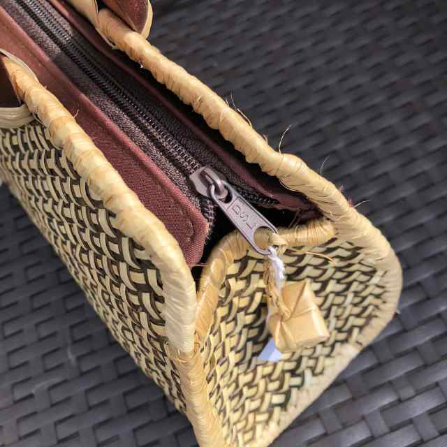 ハワイアン バッグ ラウハラ スクエア ハンドバッグ レディース
