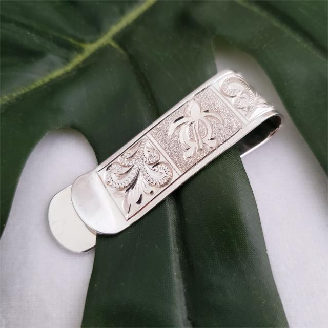 ハワイアンジュエリー マネークリップ シルバー925 そも 