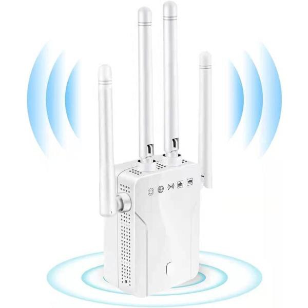 2022 Newest WiFi Extender Booster 1200M 5G 2.4 GHz Covers Up to