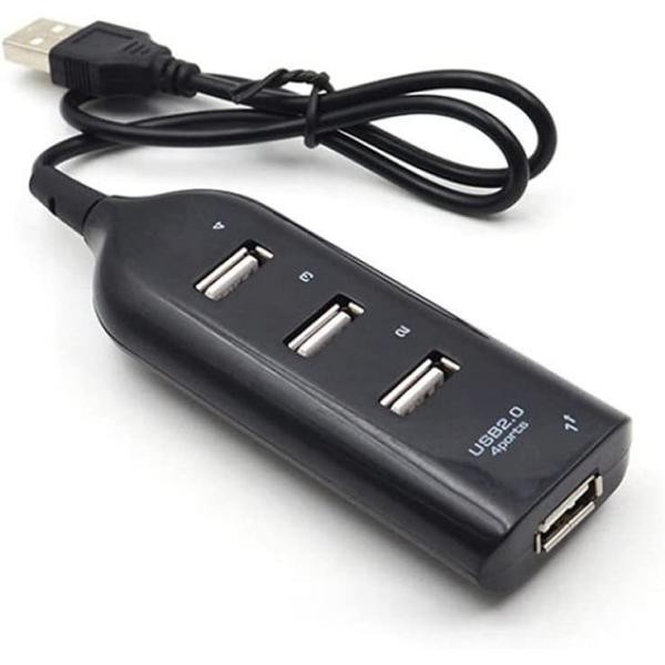 N/A 2.0 Multi USB Hub Splitter High Speed Card Reader Extender for PC  Laptop (Color Black) 並行輸入品 ☆決算特価商品☆ パソコン・PC周辺機器