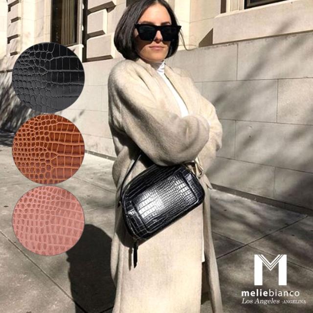 限定品 Melie Bianco（メリービアンコ）CM7068  Victoria’s Secre Free People提携掲載 レディース 大人 クロコ柄 ビーガン ハンドバッグ ショルダー