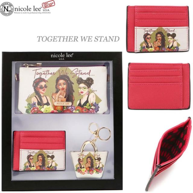 数量限定 NICOLE LEE ニコールリー PRT7011 ガールプリント お財布