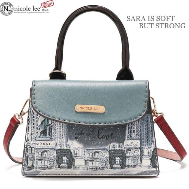 数量限定 NICOLE LEE ニコールリー PRT16697 レディース セカンド ミニバッグ ショルダー 小さめ 春夏秋冬 ビーガンレザー ヴィーガン 人気 30代 40代 20代 SDGs サステナブル 旅行 貴重品入れ ポーチ ハンドバッグ ヴィンテージ クリスマスプレの通販は