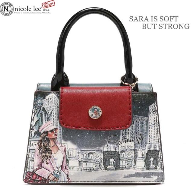 数量限定 NICOLE LEE ニコールリー PRT16697 レディース セカンド ミニバッグ ショルダー 小さめ 春夏秋冬 ビーガンレザー ヴィーガン 人気 30代 40代 20代 SDGs サステナブル 旅行 貴重品入れ ポーチ ハンドバッグ ヴィンテージ クリスマスプレの通販は