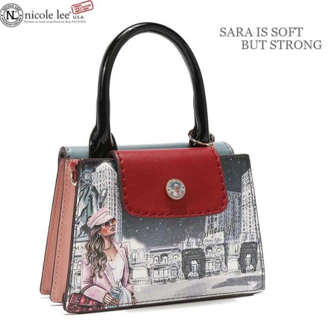 数量限定 NICOLE LEE ニコールリー PRT16697 レディース セカンド ミニバッグ ショルダー 小さめ 春夏秋冬 ビーガンレザー ヴィーガン 人気 30代 40代 20代 SDGs サステナブル 旅行 貴重品入れ ポーチ ハンドバッグ ヴィンテージ クリスマスプレの通販は