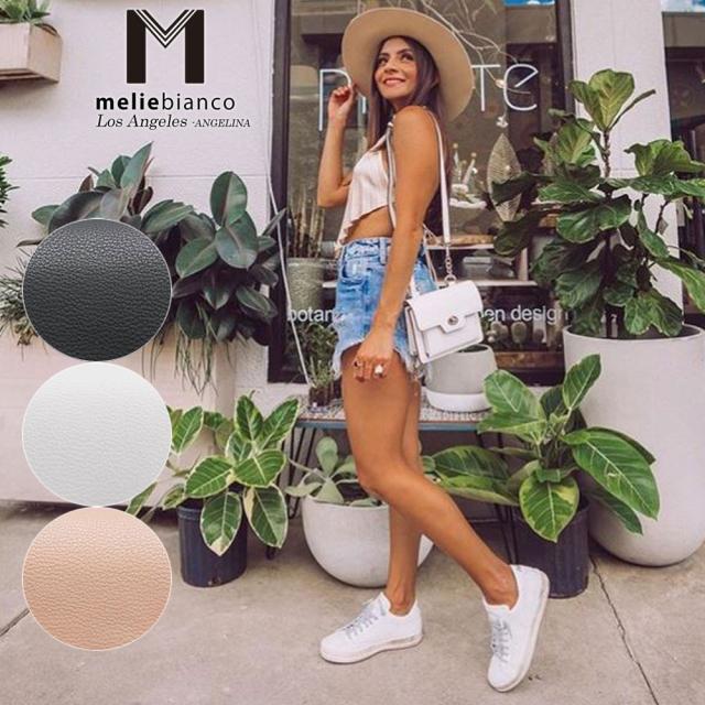 限定品 Melie Bianco（メリービアンコ）Y2055 Lara レディース スクエアショルダーバッグ ボディーバッグ ウエストポーチ ヴィーガンレザー バッグ  ビーガンの通販は