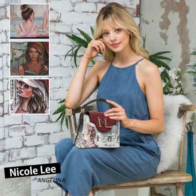 数量限定 NICOLE LEE ニコールリー PRT16421 レディース セカンド ミニバッグ ショルダー 小さめ 春夏秋冬 ビーガンレザー ヴィーガン 人気 30代 40代 20代 SDGs サステナブル 旅行 貴重品入れ ポーチ ハンドバッグ ヴィンテージ クラシカルロゴの通販は
