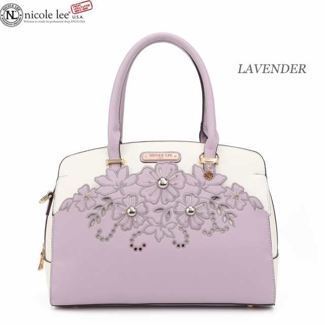 数量限定 NICOLE LEE ニコールリー EMB16466 CASSIA レディース フラワー バイカラー ハンドバッグ ミニボストン ショルダー 春夏秋冬 ビーガンレザー ヴィーガン 30代 40代 20代 サステナブル SDGs シンプル インスタ プレゼント 贈り物 お洒落の通販は