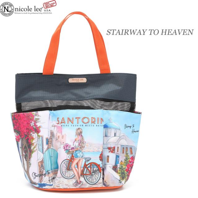 数量限定 ニコールリー MES7030 オーガナイザー レディース ナイロン メッシュ ハンドバッグ ランチバッグ お散歩バッグ ミニバッグ エッフェル塔 春夏秋冬 ビーガンレザー ヴィーガン 30代 40代 20代 サステナブル SDGs 小さめ バッグインバッグ 数量限定 ニコールリー MES7030 オーガナイザー レディース ナイロン