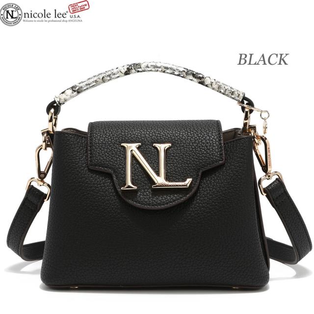 数量限定 NICOLE LEE ニコールリー P16421 レディース ロゴ スネーク 