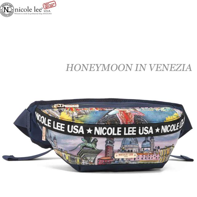 数量限定！NICOLE LEE ニコールリー FP16102 LIFE IN NEW YORK レディース ニューヨーク ガール クール デッサン ウエストポーチ ナイロンバッグ サコッシュ ビーガンレザー ヴィーガン 40代 春夏秋冬 黒 ニコルリー ボディバッグサステナブル　50代 60代 軽い 軽量の通販は