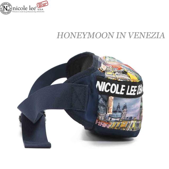 数量限定！NICOLE LEE ニコールリー FP16102 LIFE IN NEW YORK レディース ニューヨーク ガール クール デッサン ウエストポーチ ナイロンバッグ サコッシュ ビーガンレザー ヴィーガン 40代 春夏秋冬 黒 ニコルリー ボディバッグサステナブル　50代 60代 軽い 軽量の通販は
