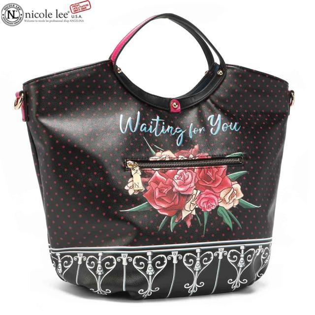 数量限定!NICOLE LEE ニコールリー WY16076 WAITING FOR YOU レディース ブラックピンク ラウンドハンドル ハンドバッグ バスケット型 ショルダービーガンレザー ヴィーガン 30代 40代 20代 春夏秋冬 フラワー ブーケ ガール 大きめ SDGsサステナブル50代60代 ニコルリーの通販は 数量限定!NICOLE LEE ニコールリー WY16076 WAITING FOR YOU レディース ブラックピンク ラウンドハンドル ハンドバッグ バスケット型 ショルダービーガンレザー ヴィーガン 30代 40代 20代 春夏秋冬 フラワー ブーケ ガール 大きめ SDGsサステナブル50代60代 ニコルリーの通販は