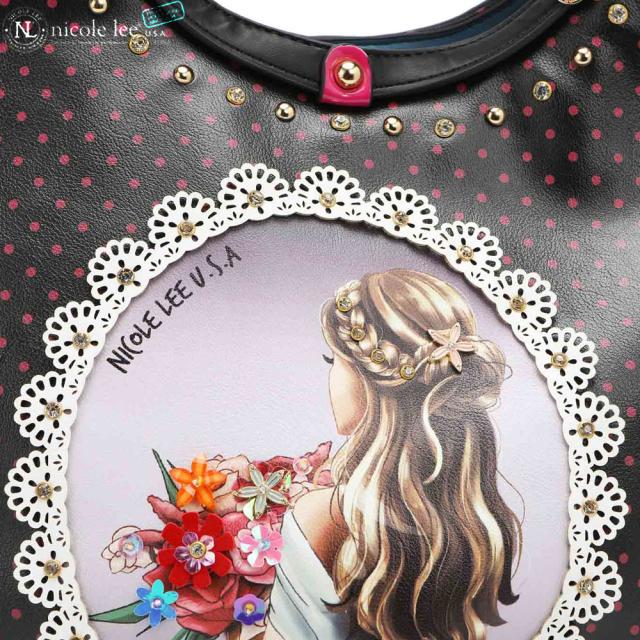 数量限定!NICOLE LEE ニコールリー WY16076 WAITING FOR YOU レディース ブラックピンク ラウンドハンドル ハンドバッグ バスケット型 ショルダービーガンレザー ヴィーガン 30代 40代 20代 春夏秋冬 フラワー ブーケ ガール 大きめ SDGsサステナブル50代60代 ニコルリーの通販は 数量限定!NICOLE LEE ニコールリー WY16076 WAITING FOR YOU レディース ブラックピンク ラウンドハンドル ハンドバッグ バスケット型 ショルダービーガンレザー ヴィーガン 30代 40代 20代 春夏秋冬 フラワー ブーケ ガール 大きめ SDGsサステナブル50代60代 ニコルリーの通販は