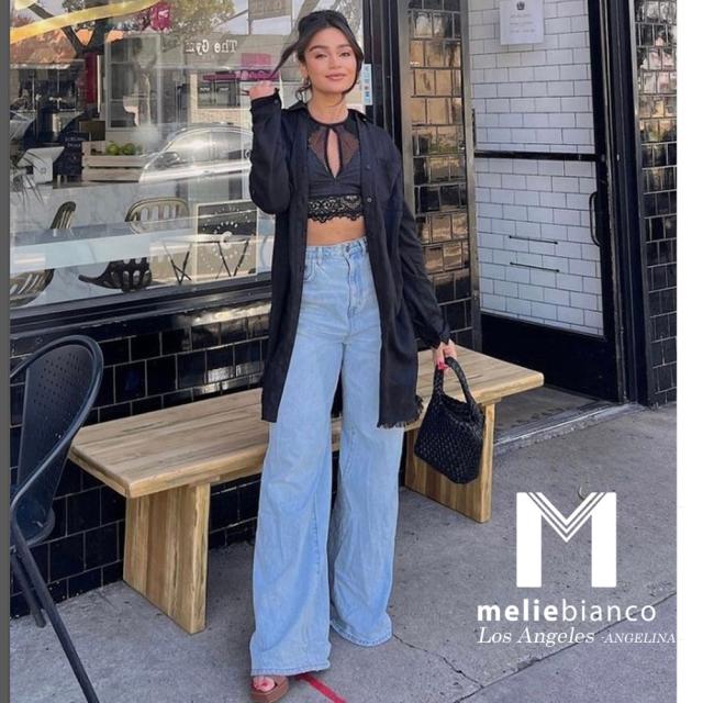 限定品 Melie Bianco メリービアンコ BC3304 Sylvie Taupe Recycled Vegan Top Handle Bag レディース メッシュ 編込 エレガント スクエア型　バッグ クラッチ ミニバッグ ハンドバッグ 高級　レザー ビーガン バック 30代 40代 20代 50代 クロワッサン　ボッテガ_1