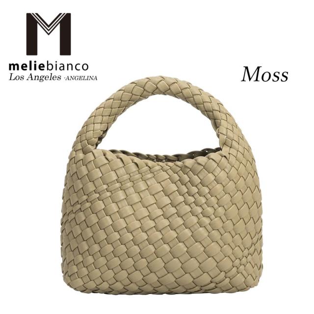 限定品 Melie Bianco メリービアンコ BC3304 Sylvie Taupe Recycled Vegan Top Handle Bag レディース メッシュ 編込 エレガント スクエア型　バッグ クラッチ ミニバッグ ハンドバッグ 高級　レザー ビーガン バック 30代 40代 20代 50代 クロワッサン　ボッテガ_5
