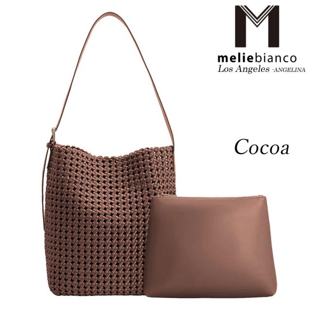 限定品 2024 Melie Bianco（メリービアンコ）YN7538 Celine Large Tote Bag レディース 手織り トートバッグ 編み込み 高級 リサイクルビーガンレザー ヘイリービーバー 30代 40代 20代 50代 ボッテガ 海外人気ブランド instagram 大きめ インバッグ 通勤通学 メッシュトート 限定品 2024 Melie Bianco（メリービアンコ）YN7538 Celine Large Tote