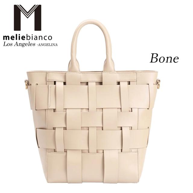 限定品 Melie Bianco（メリービアンコ）YN7588 Mya Large Recycled Vegan Tote Bag レディース 手編み 編み込み メッシュ トートバッグ 高級 リサイクルビーガンレザー ヘイリービーバー 30代 40代 20代 50代 ボッテガ 海外人気ブランド instagram 大きめ 通勤通学 ママ_4