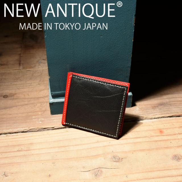 オーダーメイド 　メルセデス・ベンツポルシェBMWレザー二つ折り財布 ミニ スマート キャッシュレス 薄い 大きいNEW ANTIQUE ニューアンティークトーマスウェア社ハンドメイドカード本革日本製送料無料レクサスブッテーロブライドル911マセラティランボマネークリップカード_2