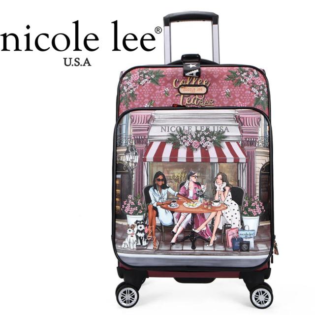 2024 新作 NICOLE LEE ニコールリー LG1420 SISTERS SECRET 45L キャリーバッグ キャリーケース 旅行 バック スーツケース 4輪ダブルキャスター 段階調節キャリーバー nicolelee 海外 空港 飛行機 おしゃれ 20 CARRY ON SUITCASE 出張 帰省 大容量 ニコルリー