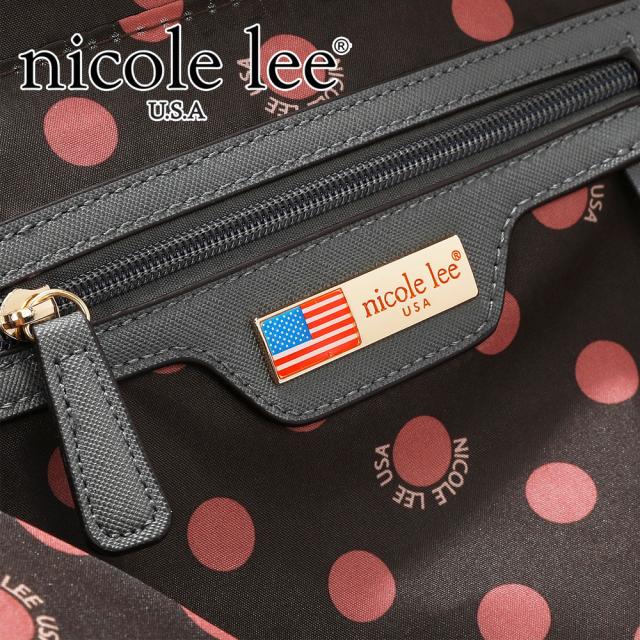 数量限定 NICOLE LEE ニコールリー LNO17064 LADIES NIGHT OUT HOBO BAG レディース トートバッグ ショルダー ハンドバッグ 海外ブランド バック  ニコルリー カラーストーン スタッズ クール かっこいい クリスマス レオパード柄 ビジュー キラキララメ 大き_11