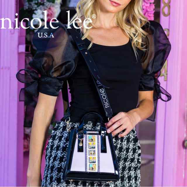 2024 新作 NICOLE LEE ニコールリー P16967 レディース ニコル リー 大人リッチ ラグジュアリーボックス ハンドバッグ ショルダー バックの通販は 12,410円