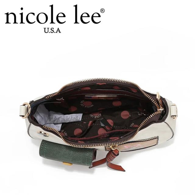 数量限定 NICOLE LEE ニコールリー P17104 MULTI COLORBLOCK SHOULDER 