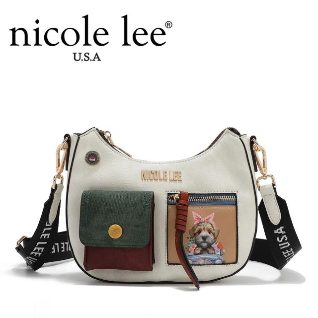 数量限定 NICOLE LEE ニコールリー P17104 MULTI COLORBLOCK SHOULDER 