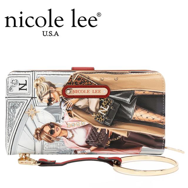 2024 NICOLE LEE ニコールリー PRT6700 ニコルリー レディース ラウンドファスナー 長財布 カード入れ GODDESS OF LOVE BUTTER FLOWER 数量限定！NICOLE LEE ニコールリー PRT6700 モノグラム柄 NYガール
