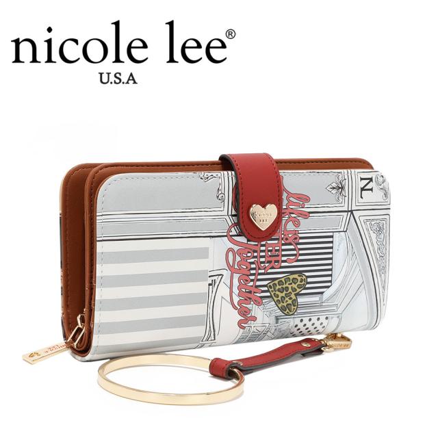 2024 NICOLE LEE ニコールリー PRT6700 ニコルリー レディース ラウンドファスナー 長財布 カード入れ GODDESS OF LOVE BUTTER FLOWER 数量限定！NICOLE LEE ニコールリー PRT6700 モノグラム柄 NYガール