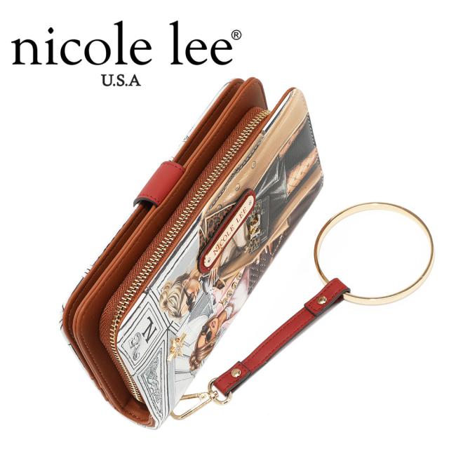 2024 NICOLE LEE ニコールリー PRT6700 ニコルリー レディース ラウンドファスナー 長財布 カード入れ GODDESS OF LOVE BUTTER FLOWER 数量限定！NICOLE LEE ニコールリー PRT6700 モノグラム柄 NYガール