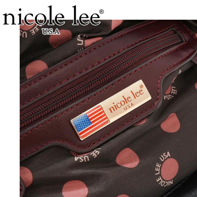 数量限定 NICOLE LEE ニコールリー SET17114A LADIES NIGHT OUT レディース  ドームバッグ ハンド バッグ　バック　鞄　かばん　ニコルリー 大きめ ボストン ビーガンレザー 30代 40代 20代 50代 60代 ワードローブ 旅行 2WAY ショルダー  公式 通勤通学_10