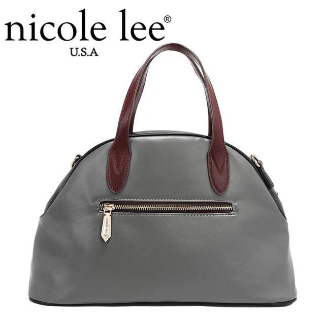 数量限定 NICOLE LEE ニコールリー SET17114A LADIES NIGHT OUT レディース  ドームバッグ ハンド バッグ　バック　鞄　かばん　ニコルリー 大きめ ボストン ビーガンレザー 30代 40代 20代 50代 60代 ワードローブ 旅行 2WAY ショルダー  公式 通勤通学_1