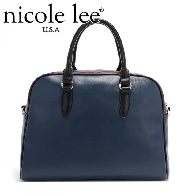 数量限定 NICOLE LEE ニコールリー SET　17116A レディース ハンド バッグ　バック　鞄　かばん　ニコルリー 大きめ ボストン ビーガンレザー 30代 40代 20代 50代 60代 ワードローブ 旅行 2WAY ショルダー 公式 女性 アメリカ ジャパン 芸者 日本_1