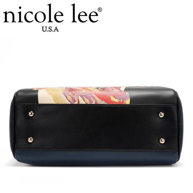 数量限定 NICOLE LEE ニコールリー SET　17116A レディース ハンド バッグ　バック　鞄　かばん　ニコルリー 大きめ ボストン ビーガンレザー 30代 40代 20代 50代 60代 ワードローブ 旅行 2WAY ショルダー 公式 女性 アメリカ ジャパン 芸者 日本_5