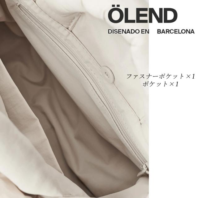 2026新入荷ブランド！保証付 返品OK Olend バルセロナ（オーレンド）MINIONA SOFT BAG ナイロン 2WAY ハンドバッグ ショルダー トート レディース instagram 人気 軽い 撥水 20代30代 40代 50代 プレゼント ユニセックス クッション 中綿 パデッドバッグ ダウン キルティング_17
