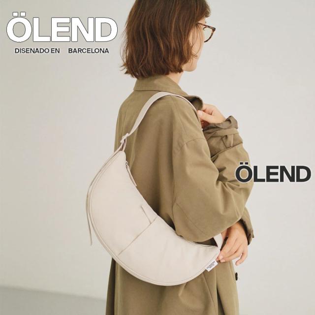 2024新入荷ブランド！保証付 返品OK Olend バルセロナ オーレンド MOON BAG ナイロン 2WAY ショルダーバッグ  斜め掛け クロスボディバッグ レディース instagram 人気 軽い 撥水 20代30代 40代 50代 プレゼント ユニセックス クッション パデッドバッグ ムーンバッグ 三日月
