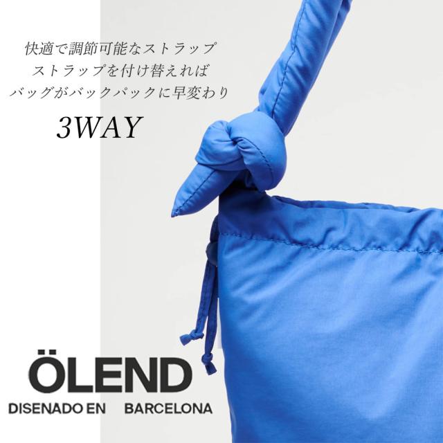 2026新入荷ブランド！保証付 返品OK Olend バルセロナ（オーレンド）ONA SOFT BAG ナイロン 3WAY バッグ リュック ショルダー トート バックパック instagram 人気 軽い 撥水 大容量 20代30代40代 バービー ユニセックス クッション 中綿 パデッドバッグ ダウン キルティング_17