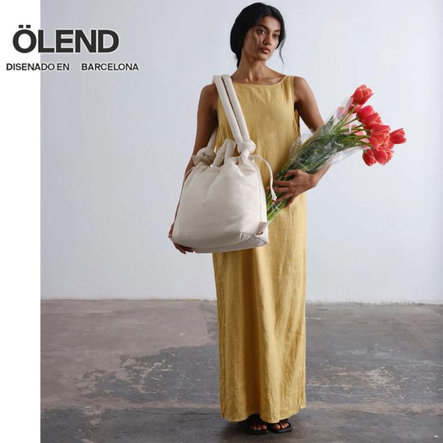 2026新入荷ブランド！保証付 返品OK Olend バルセロナ オーレンド ONA SOFT BAG コットン デニム 3WAY バッグ リュック ショルダー トート バックパック instagram 人気 軽い ナチュラル 大容量 20代30代40代 バービー ユニセックス クッション パデッドバッグ ストラップ_12
