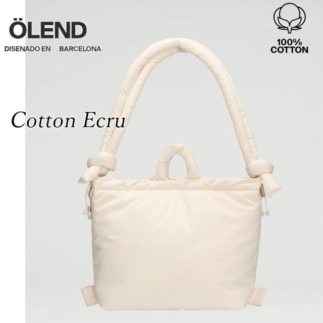 2026新入荷ブランド！保証付 返品OK Olend バルセロナ オーレンド ONA SOFT BAG コットン デニム 3WAY バッグ リュック ショルダー トート バックパック instagram 人気 軽い ナチュラル 大容量 20代30代40代 バービー ユニセックス クッション パデッドバッグ ストラップ_7