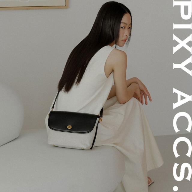 保証付 返品OK  日本正規代理店  2024 PIXY ACCS. ピクシーアックス  DS230003 レディース カジュアル キャンバス ビーガンレザー クラシカル ショルダーバッグ 通学 20代 30代 40代 50代 60代 台湾 Motif帆布側背包 組合 帆布 ナナメ掛け 撥水 バイカラー 帆布 DAILY PRESH 保証付 返品OK 日本正規代理店 2024 PIXY ACCS. ピクシーアックス